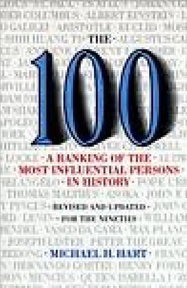 Book cover: "The 100" with ranking of most influential people in history